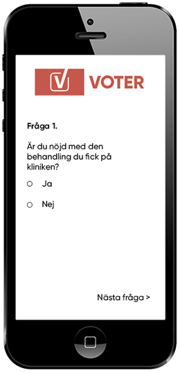 SMS enkät tandläkare